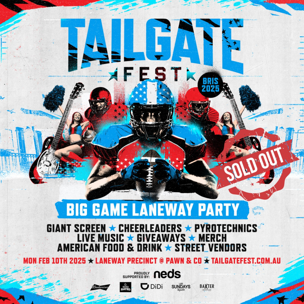 TAILGATE Fest 2025: Brisbane’s Big Game Laneway Party