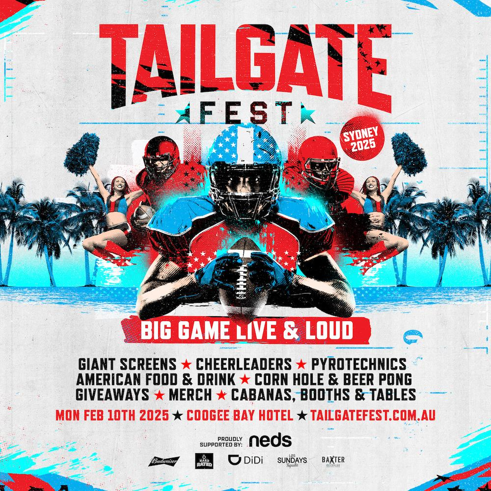 Sydney: TAILGATE Touches Down at Coogee Bay Hotel 🏈