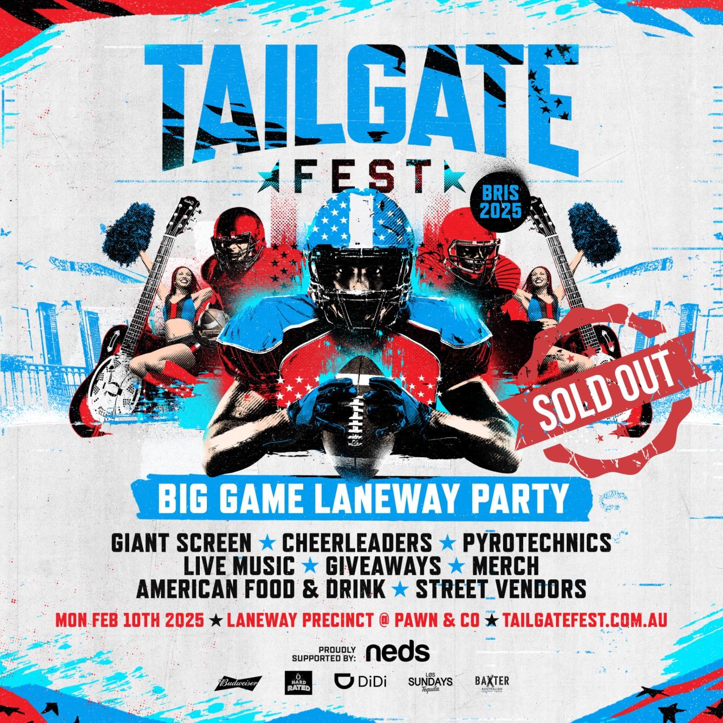 Brisbane’s Big Game Laneway Party (SOLD OUT)